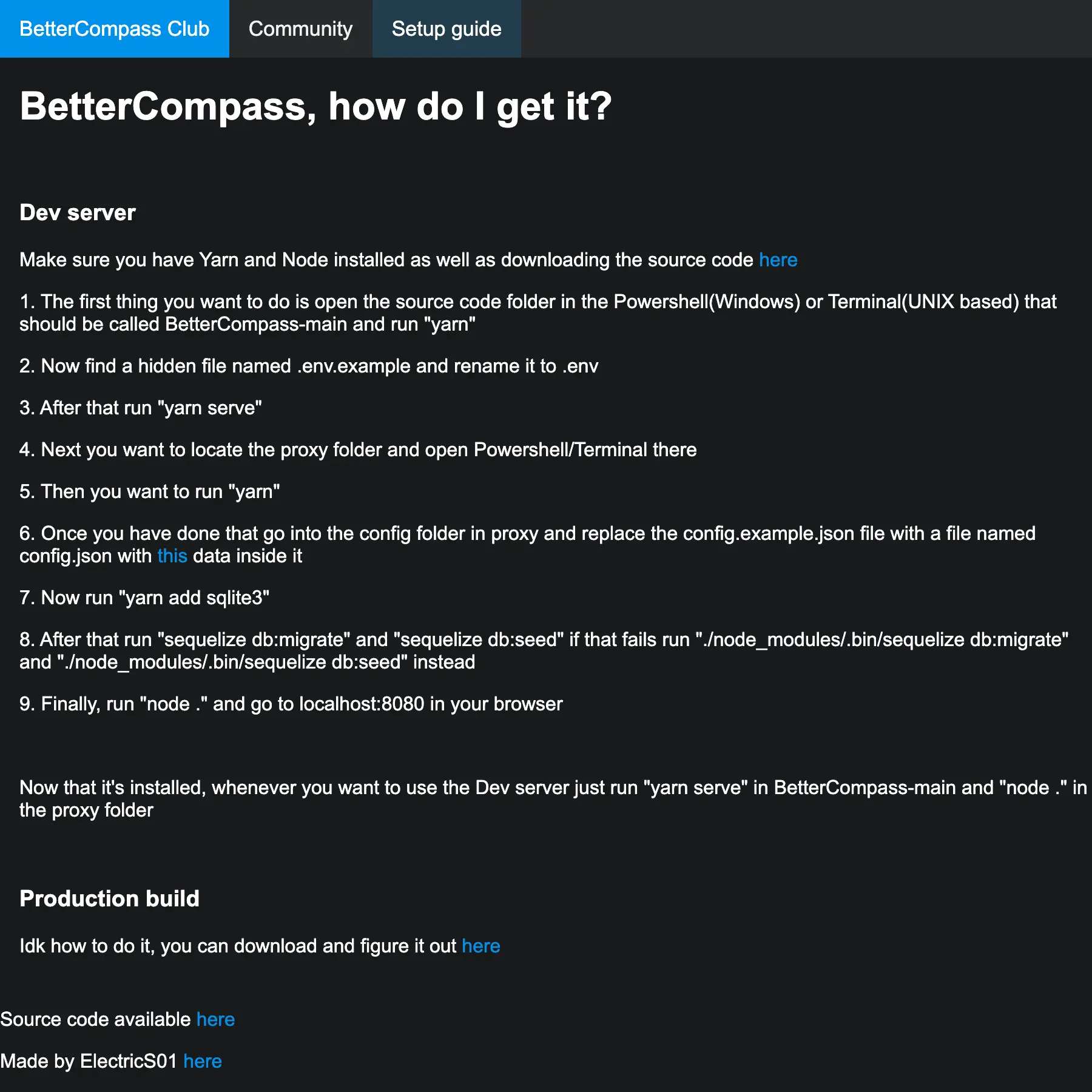 BetterCompass Club By ElectricS01